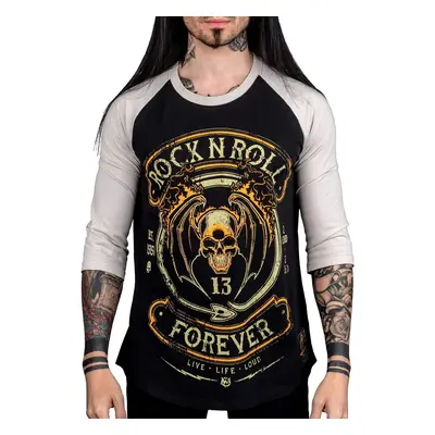 Men's t-shirt with 3/4 sleeve WORNSTAR - Rock N Roll Forever