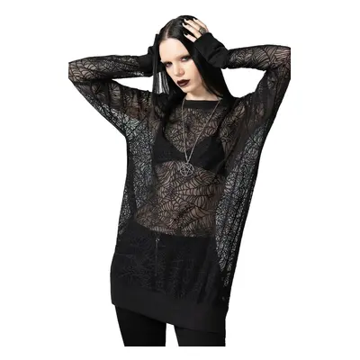 women's t-shirt with long sleeves KILLSTAR - Arack - Black