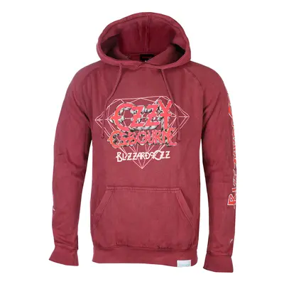 men's sweatshirt DIAMOND x OZZY OSBOURNE - Mineral Wash - Red