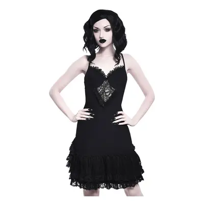 Women's dress KILLSTAR - Vivienne Bustle - BLACK