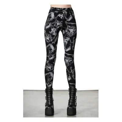 women's trousers (leggings) KILLSTAR - Mandeble - Black