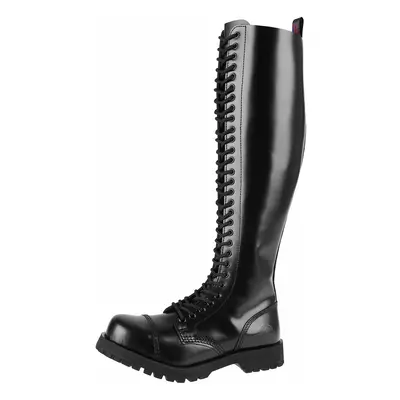 Boots NEVERMIND - 30-eyelet - BLACK POLIDO