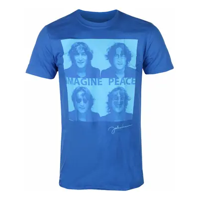 men's t-shirt John Lennon - Glasses Up BLUE - ROCK OFF