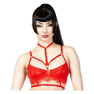 women!s bra KILLSTAR - Harlow's Seduction - Red