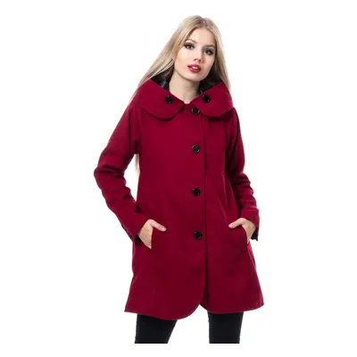 women's coat INNOCENT LIFESTYLE - ADELINA - RED