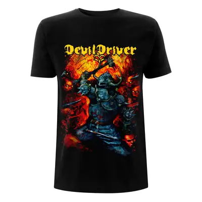 t-shirt metal men's Devildriver - Warrior - NNM