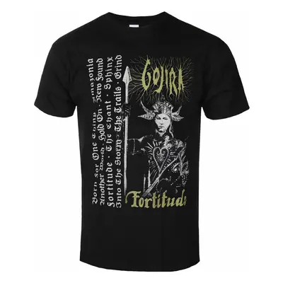 Men's t-shirt GOJIRA - FORTITUDE TRACKLIST - ORGANIC - PLASTIC HEAD