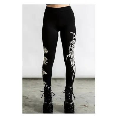 Women's trousers (leggings) KILLSTAR - Insomnia - black