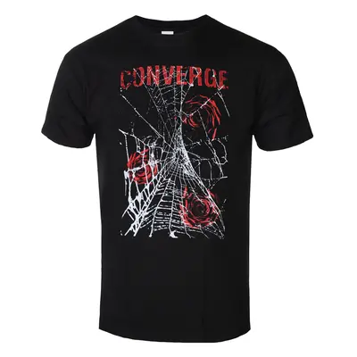 men's t-shirt Converge - (Web Of Love) - Black - KINGS ROAD