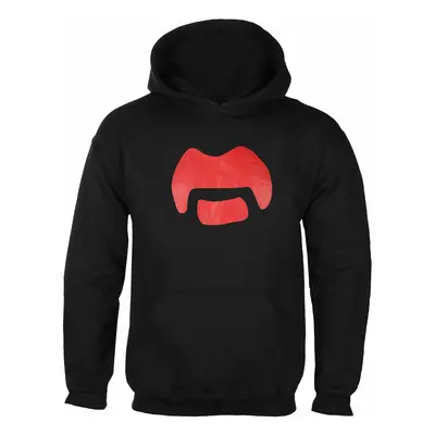 men's hoodie FRANK ZAPPA - MOUSTACHE - BLACK - PLASTIC HEAD