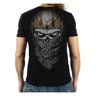 t-shirt hardcore men's - PREMIUM SKULL BANDANA - LETHAL THREAT