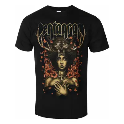 men's t-shirt Pentagram - Priestess - Black - INDIEMERCH