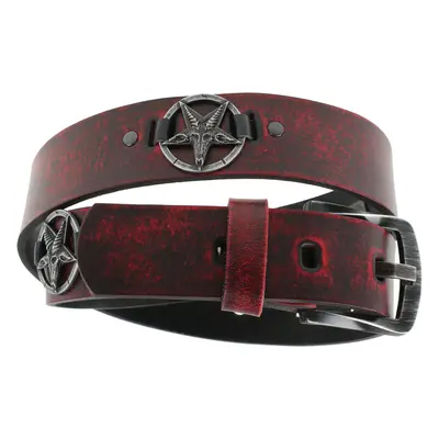 Belt Baphomet - red