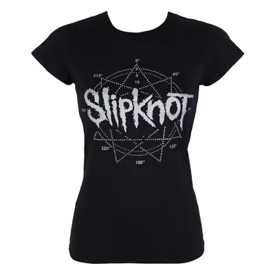 t-shirt metal women's Slipknot - Logo Star - ROCK OFF