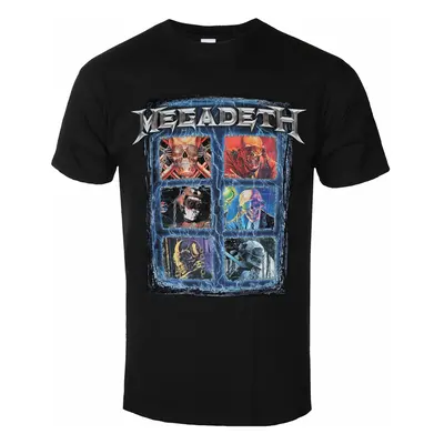 men's t-shirt Megadeth - Heads Grid - black