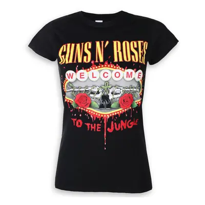 t-shirt metal women's Guns N' Roses - Welcome To The Jungle - ROCK OFF