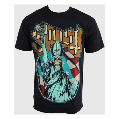 men's t-shirt Ghost - Statue Of Liberty - Blk - ROCK OFF