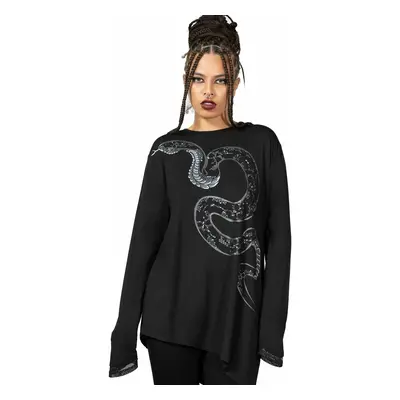 women's t-shirt with long sleeves KILLSTAR - Aniliidae - Black