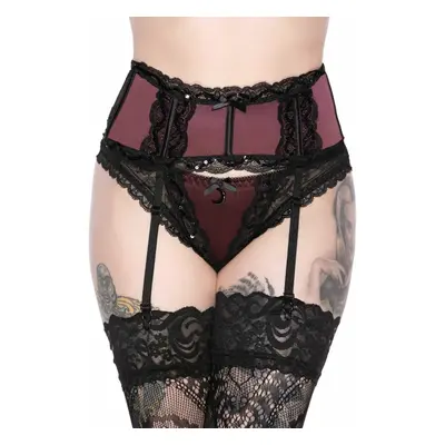 garter belt KILLSTAR - Shes Poison Garter - WINE