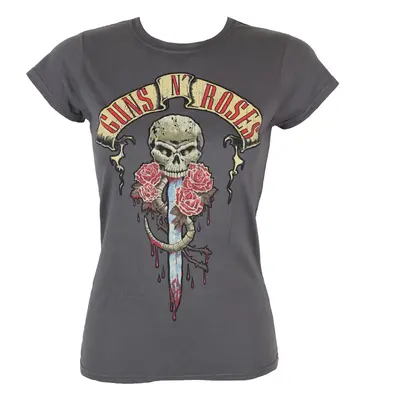 t-shirt metal women's Guns N' Roses - Dripping Dagger - ROCK OFF