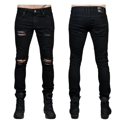 Men's trousers (jeans) WORNSTAR - Rampager Shredded - Black