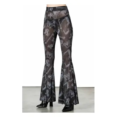 women's trousers KILLSTAR - Radiance Flares - Black