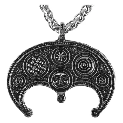 collar Viking Lunula Moon