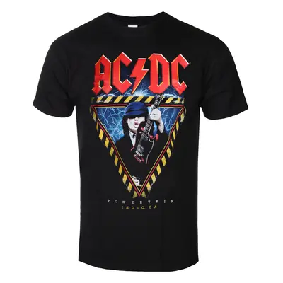 men's t-shirt AC/DC - AC/DC - PWRUP Power Trip Angus - Black