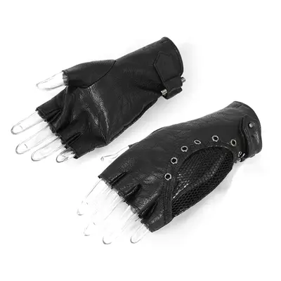 gloves DEVIL FASHION - Cutthroat Steampunk Gauntlets with Mesh Panelling