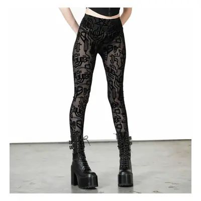 women's trousers (leggings) KILLSTAR - Lulz - Black