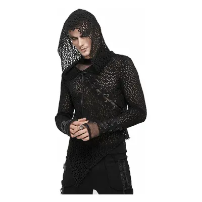 men's long-sleeved t-shirt DEVIL FASHION - Linger Punk Mesh