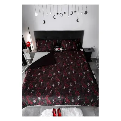 duvet cover KILLSTAR - Beastie Bloom - Black