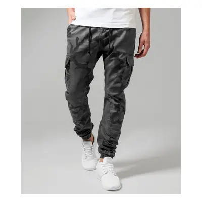 men's trousers URBAN CLASSICS - Camo Cargo Jogging