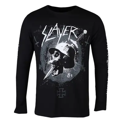 men's Long Sleeve T-Shirt Slayer - Dagger Skull - ROCK OFF