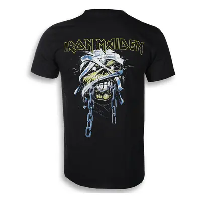 t-shirt metal men's Iron Maiden - Powerslave Head & Logo - ROCK OFF