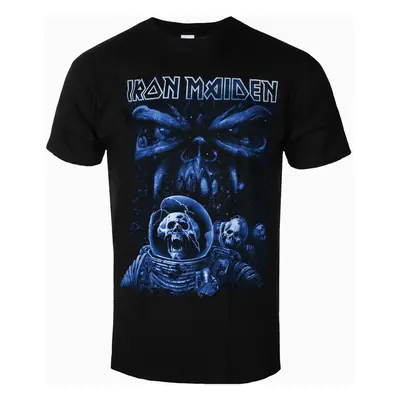 t-shirt metal men's Iron Maiden - Blue Album Spaceman - ROCK OFF