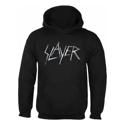 men's hoodie Slayer - Scratchy - Logo - BLACK - ROCK OFF