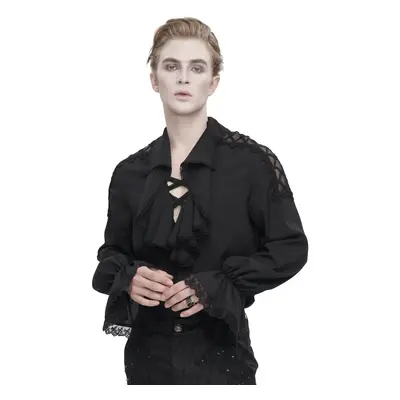 men's shirt DEVIL FASHION - Black Gothic