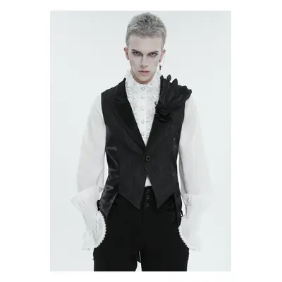 men's vest DEVIL FASHION - Black Gothic