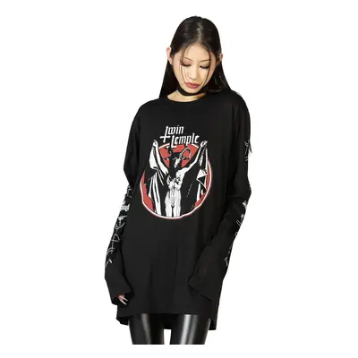 unisex long sleeve t-shirt KILLSTAR - Baphomette - Black