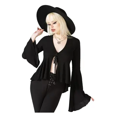 women's Long Sleeve Blouse KILLSTAR - Gemini Twin - Black