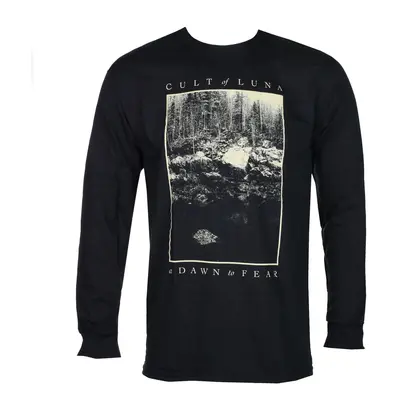 Men's shirt with a long sleeve Cult of Luna - Cliff - Black - INDIEMERCH