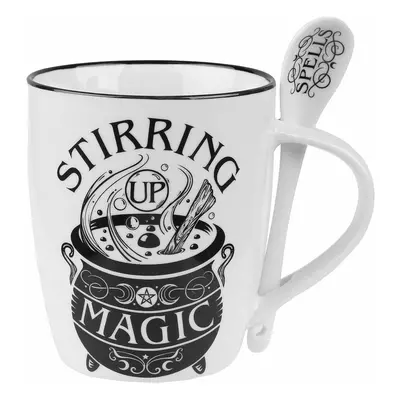 Mug with spoon ALCHEMY GOTHIC - Stirring Up Magic