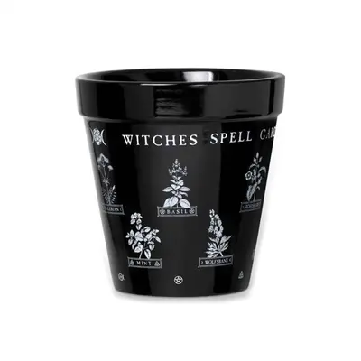 decoration (flower pot) ALCHEMY GOTHIC - Witches Spell Garden