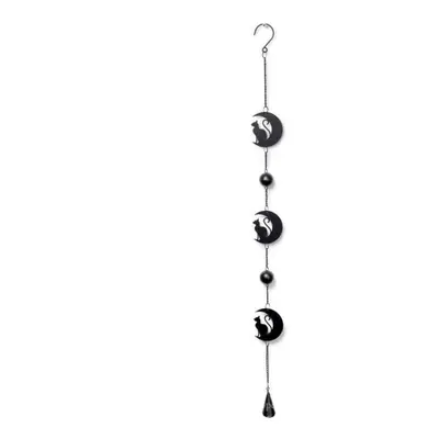 chimes (decoration) ALCHEMY GOTHIC - Black Cat Moon