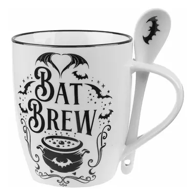 Mug with spoon ALCHEMY GOTHIC - Bat