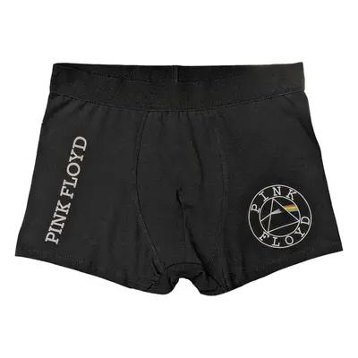 men's Boxer Shorts Pink Floyd - Circle Logo - ROCK OFF