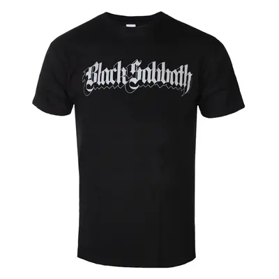 men's t-shirt Black Sabbath - Gothic Logo - Black