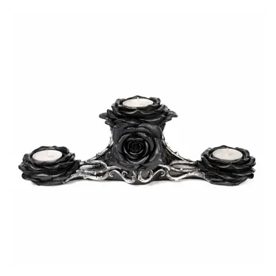 Decoration (candlestick) ALCHEMY GOTHIC - Triple Rose