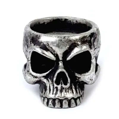 Candle holder (decoration) ALCHEMY GOTHIC - Skull Tea